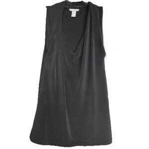 Banana Republic Sleevless V-Neck Top - Black Size S